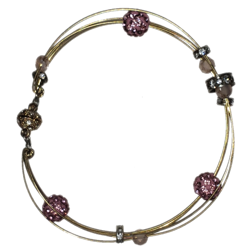 Pair Bracelets pink or black magnetic - Picture 8 of 8